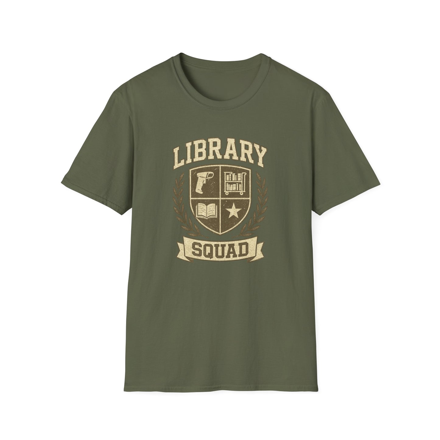 Library Squad Crest - T-Shirt