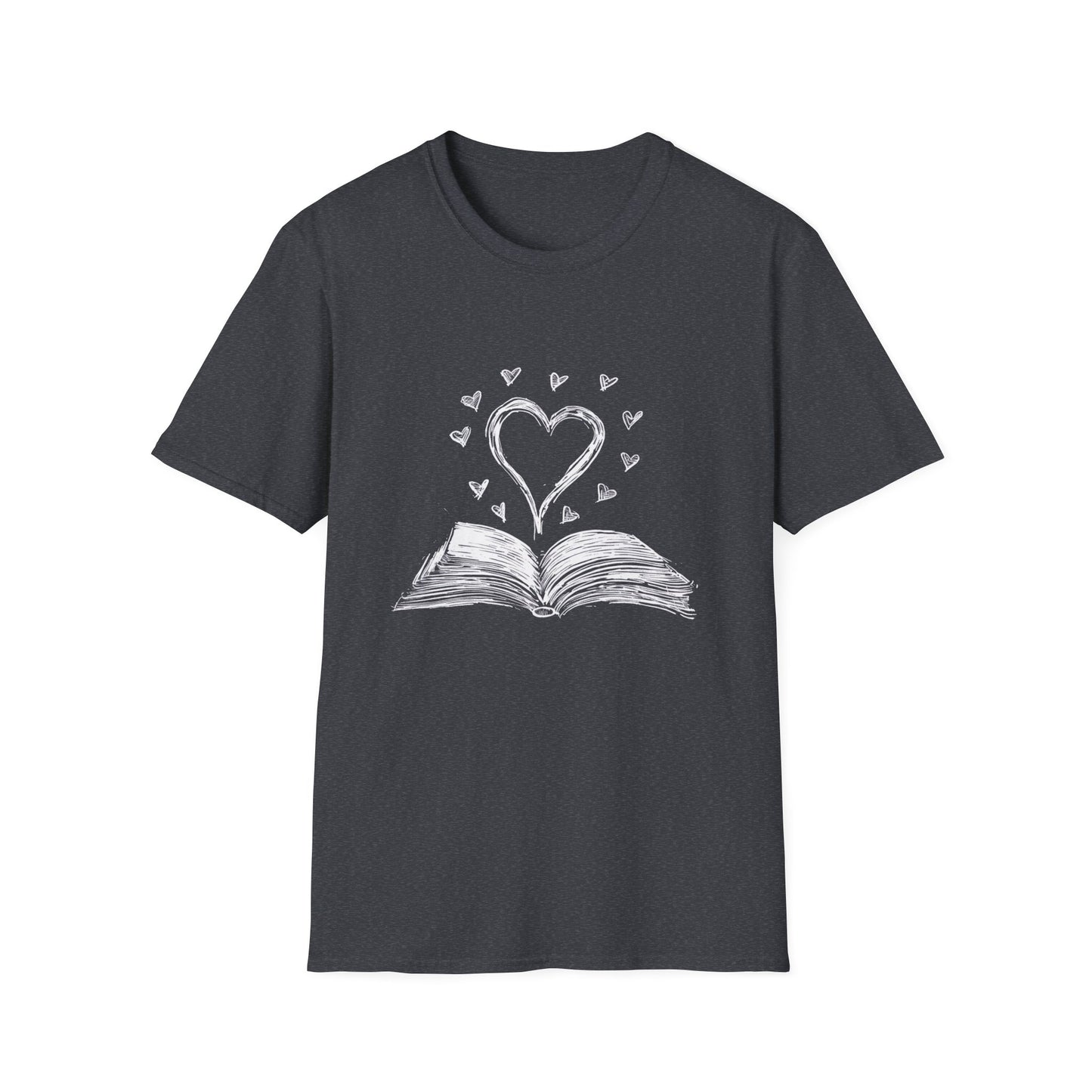 Heart Book Graphic - T-Shirt