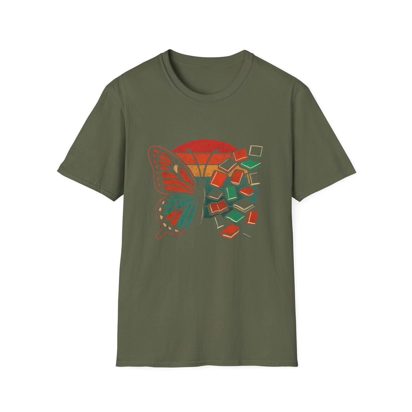 Butterfly Book Graphic - T-Shirt