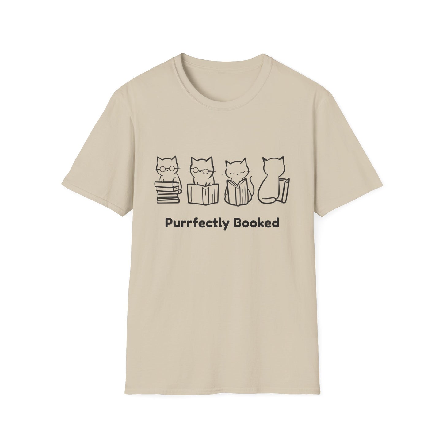 Purrfectly Booked, Cats - T-Shirt