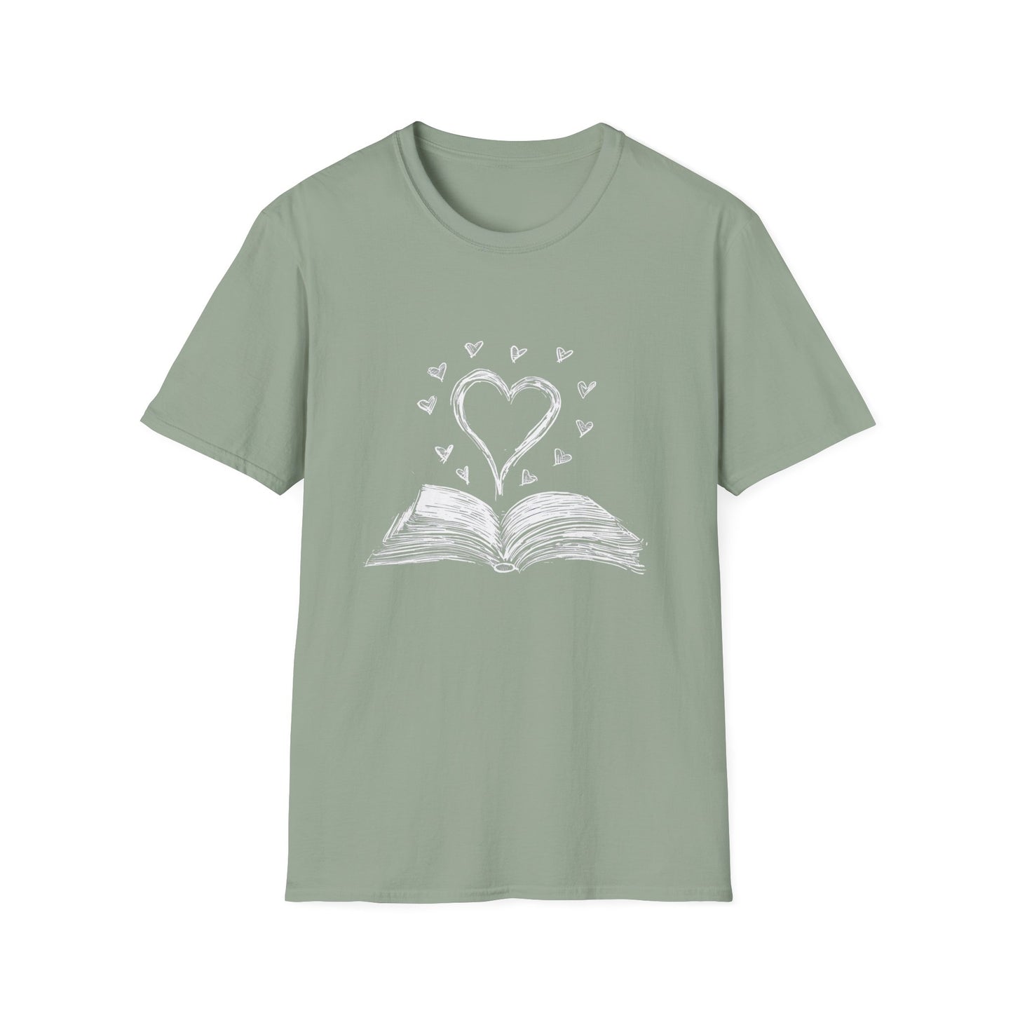 Heart Book Graphic - T-Shirt