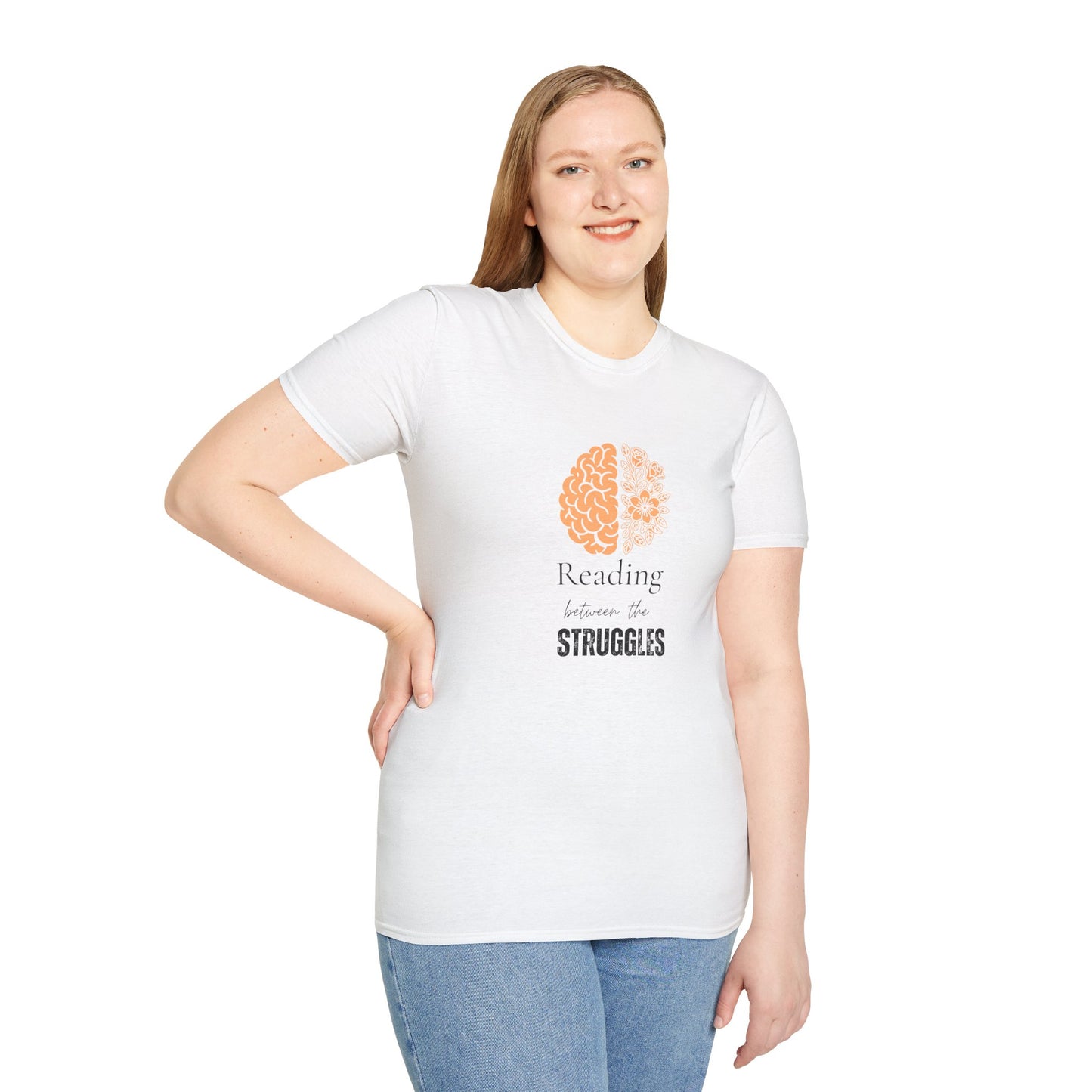 Mental Health, Reading Between The Struggles - T-Shirt