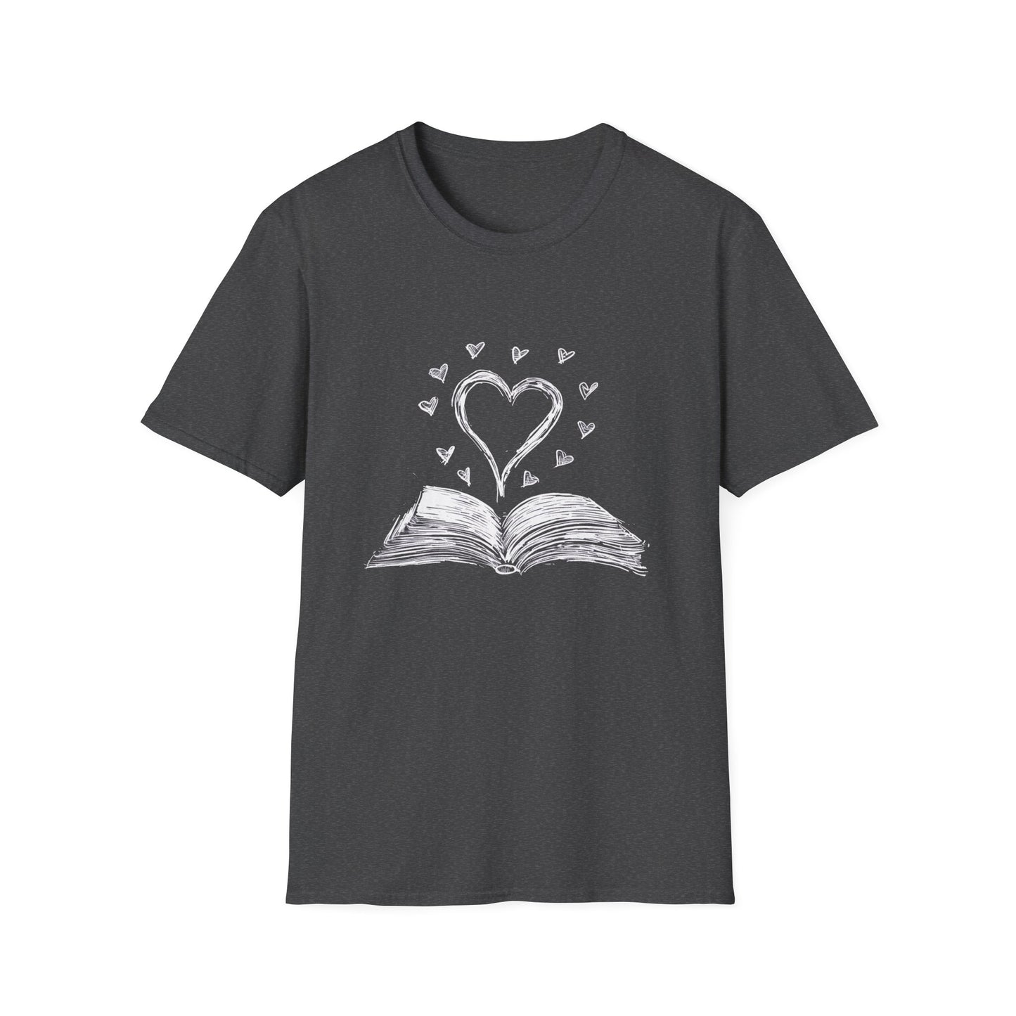 Heart Book Graphic - T-Shirt