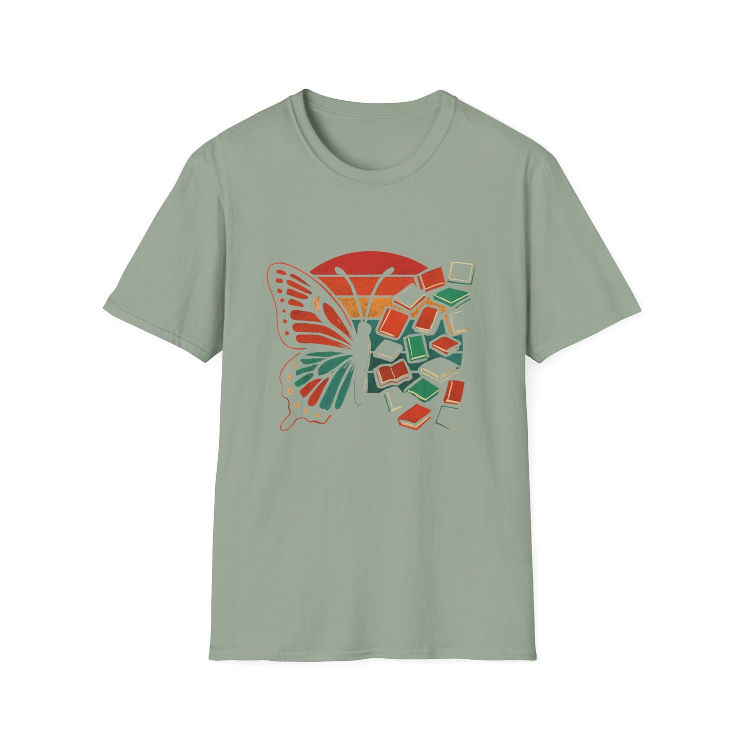 Butterfly Book Graphic - T-Shirt