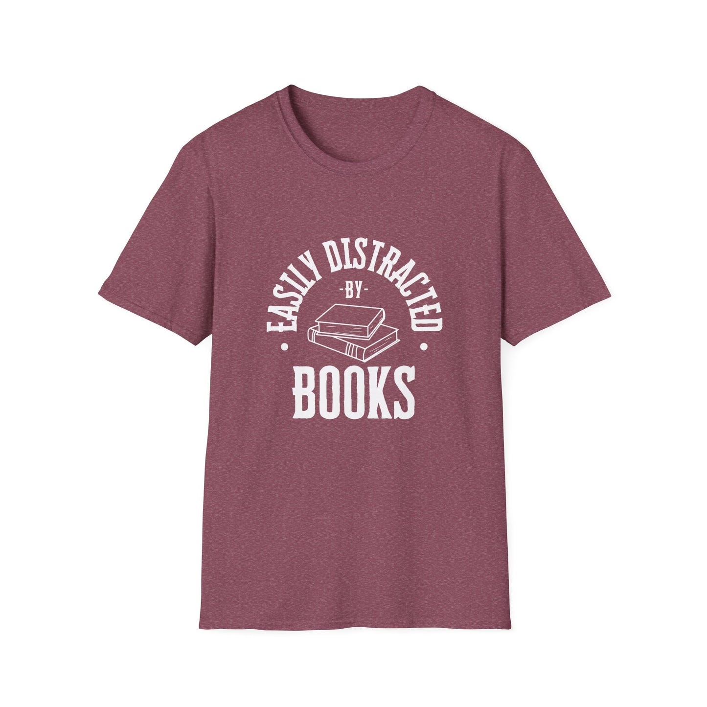 Easily Distracted By Books - T-Shirt