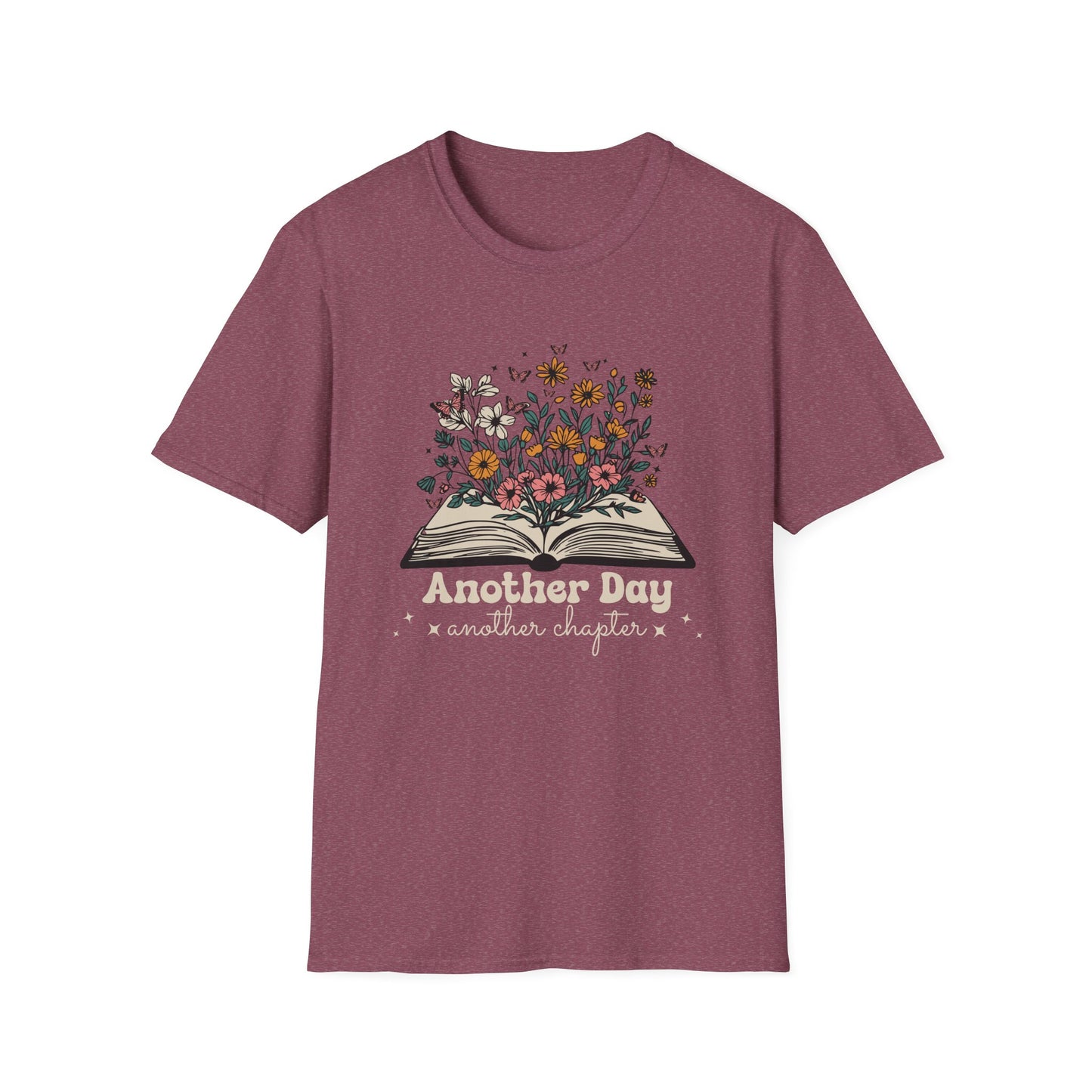 Floral Another Day, Another Chapter - T-Shirt