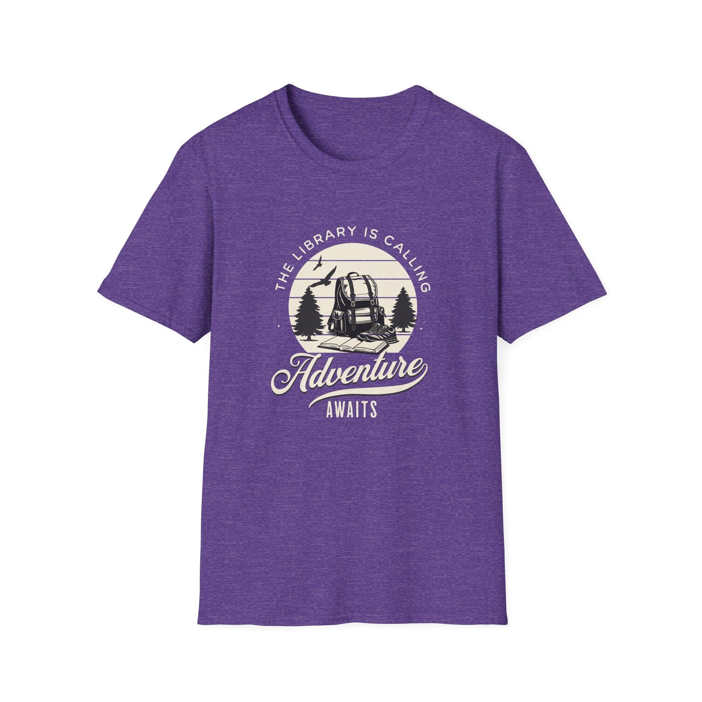 Library is Calling, Adventure Awaits - T-Shirt