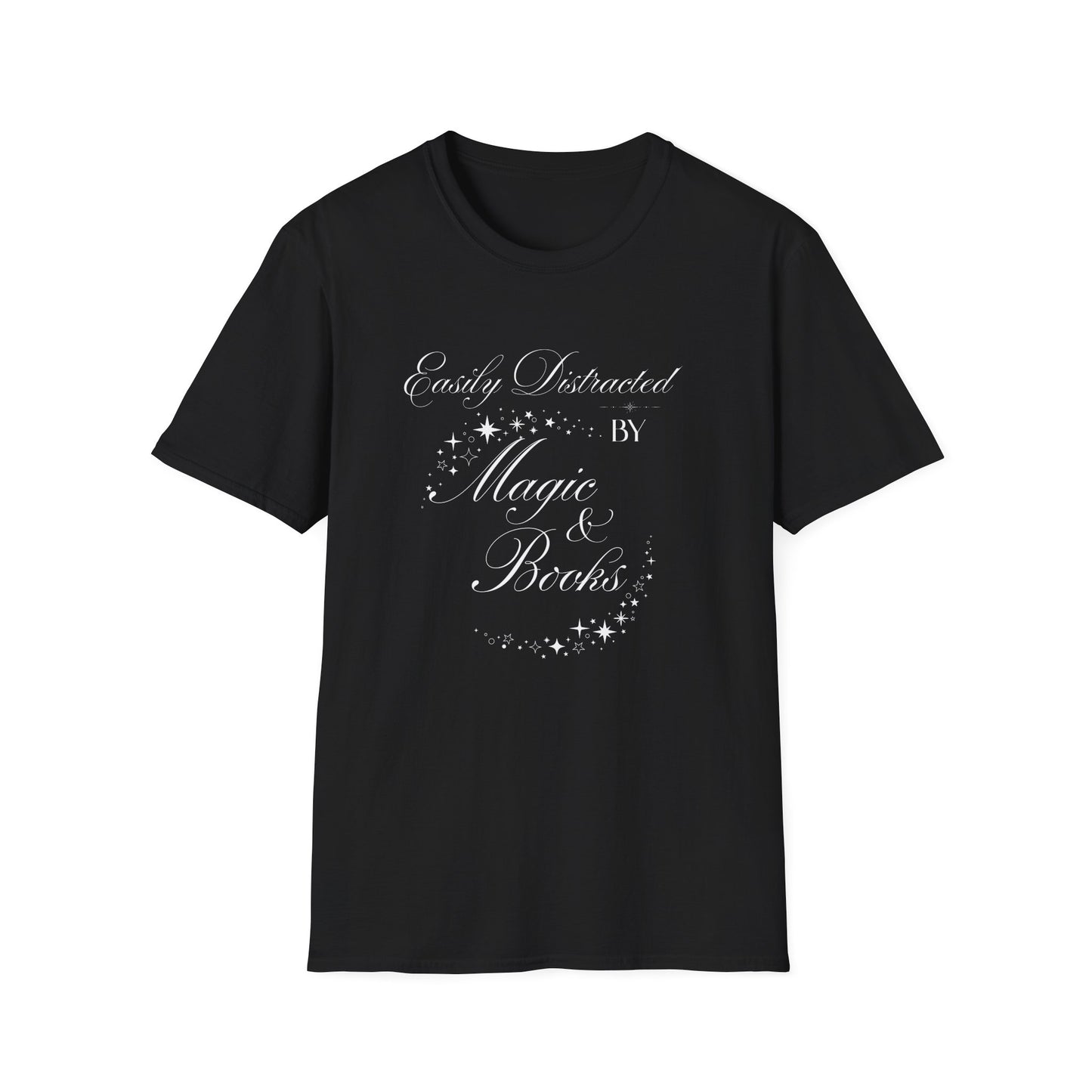 Easily Distracted By Magic & Books - T-Shirt