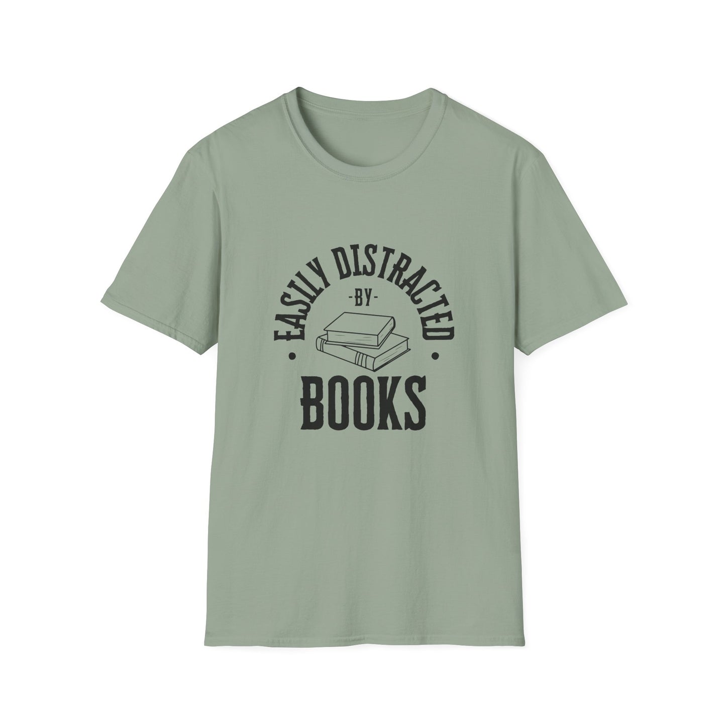 Easily Distracted By Books - T-Shirt
