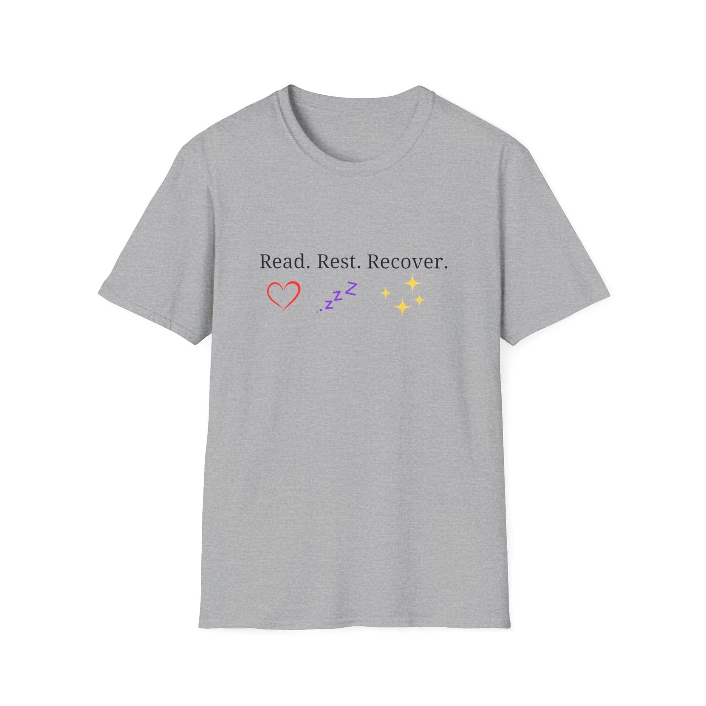 Mental Health, Read. Rest. Recover. - T-Shirt