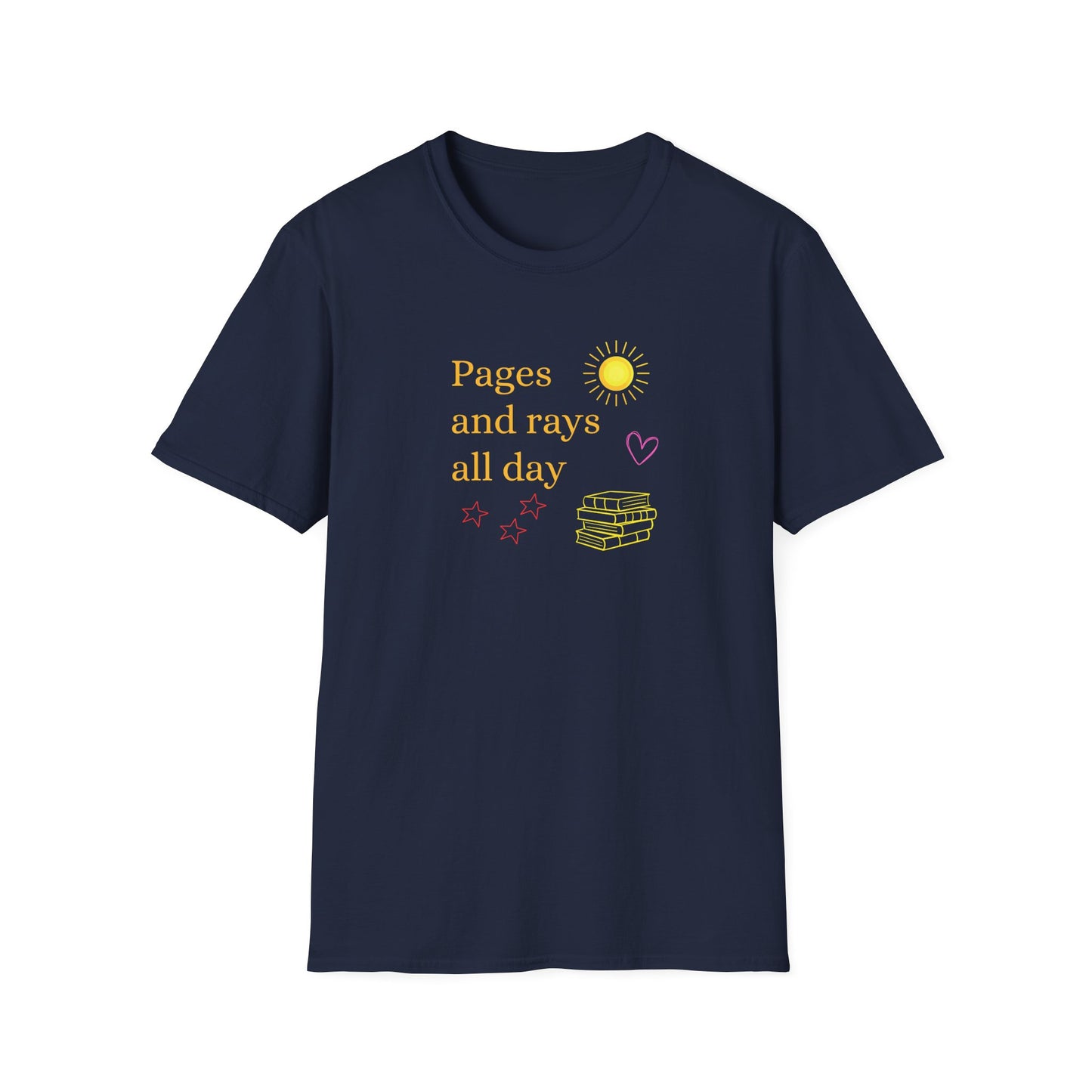 Pages And Rays All Day- T-Shirt