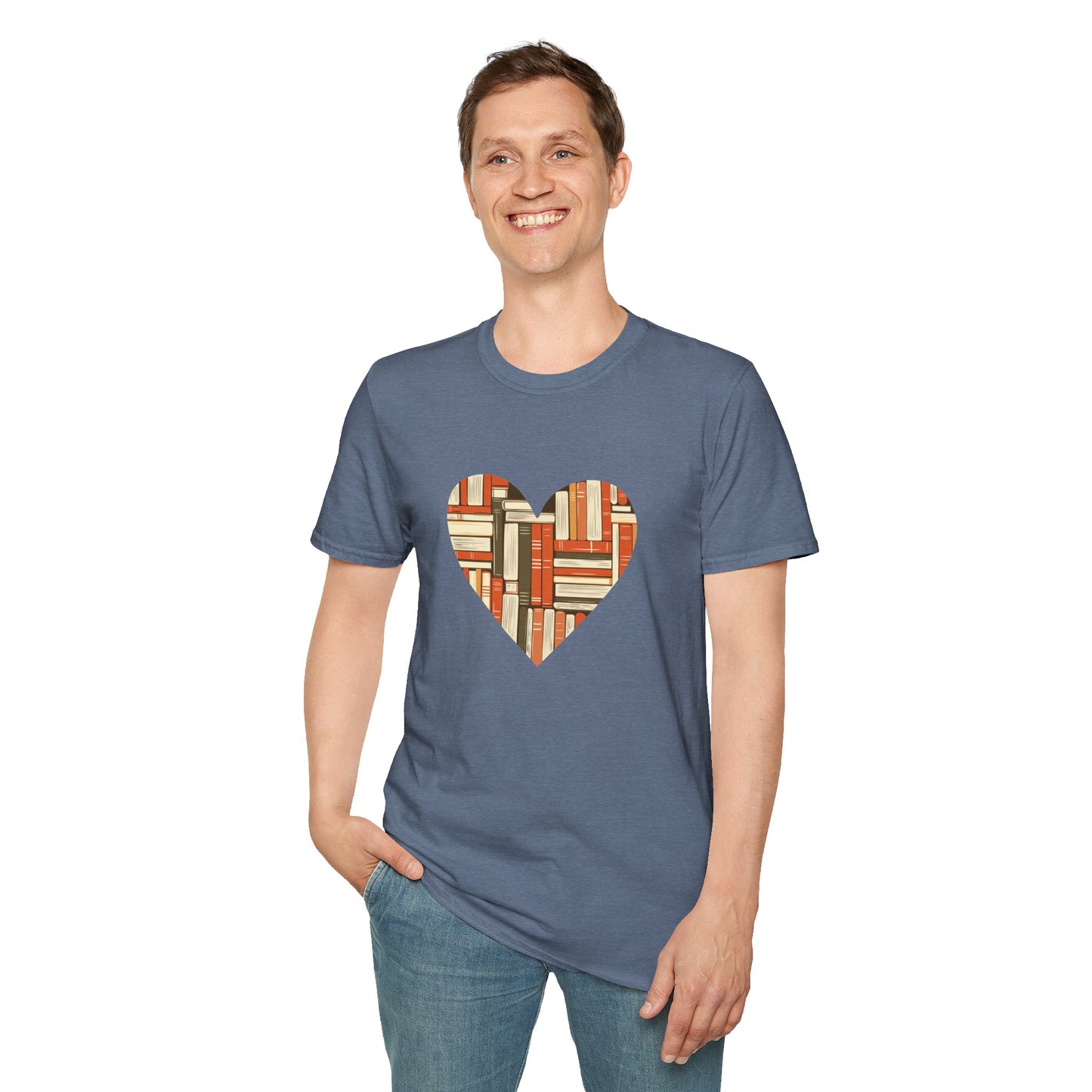 Heart Made of Books - T-Shirt