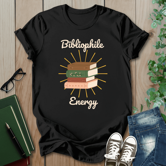 Bibliophile Energy - T-Shirt