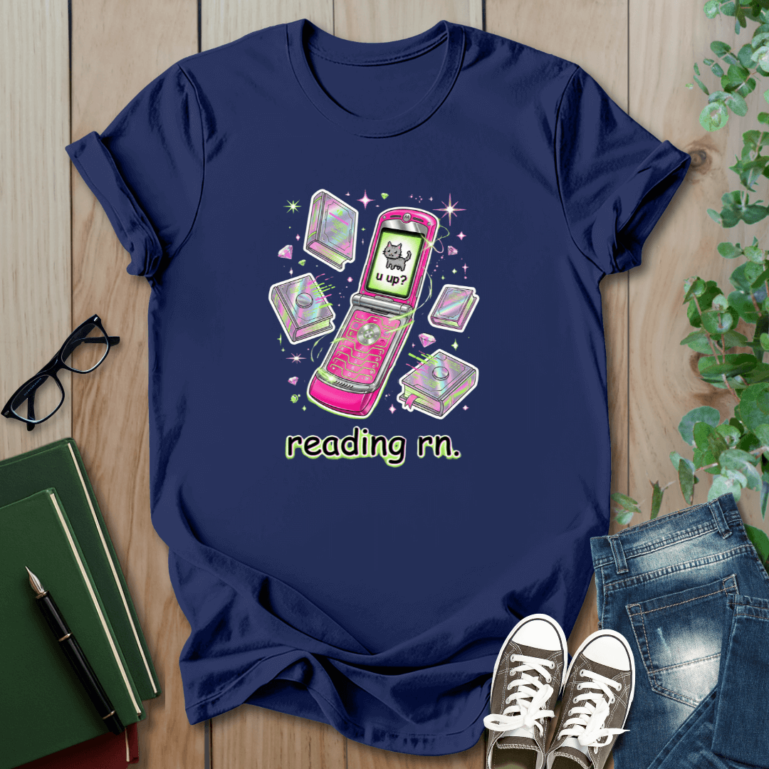 Y2K / Nostalgic, Reading rn - T-Shirt