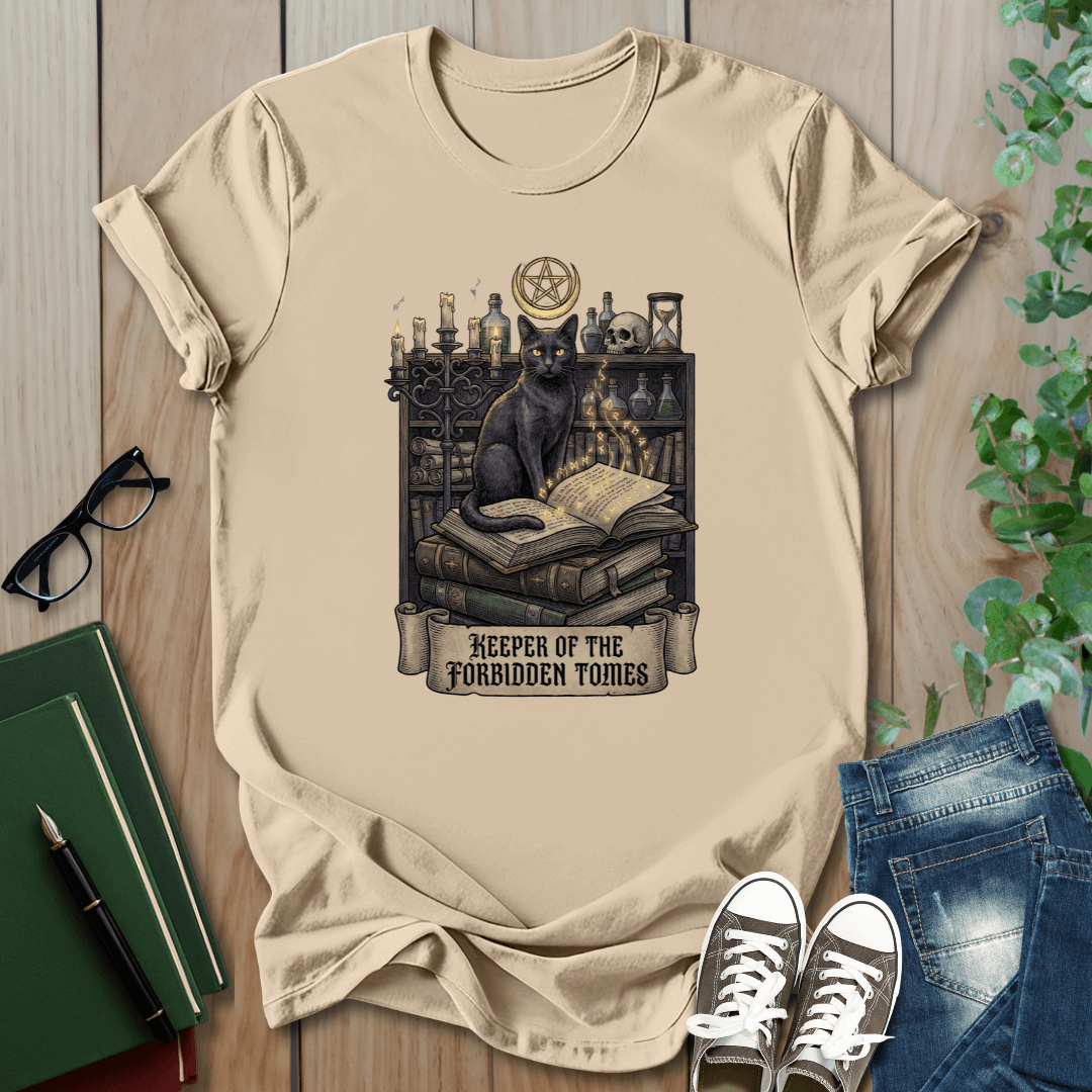 Keep of the Forbidden Tomes, Dark Academia - T-Shirt