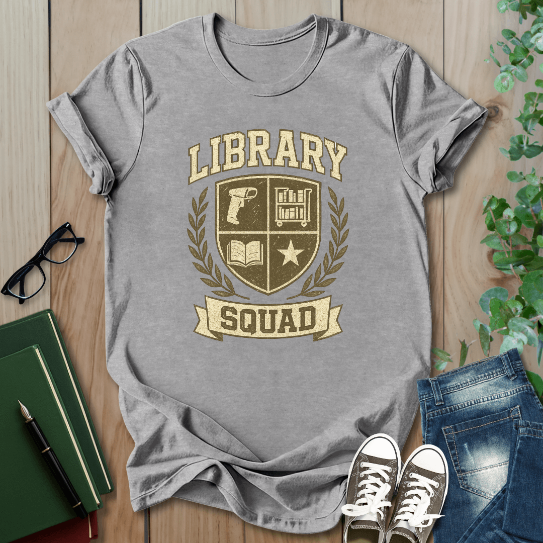 Library Squad Crest - T-Shirt