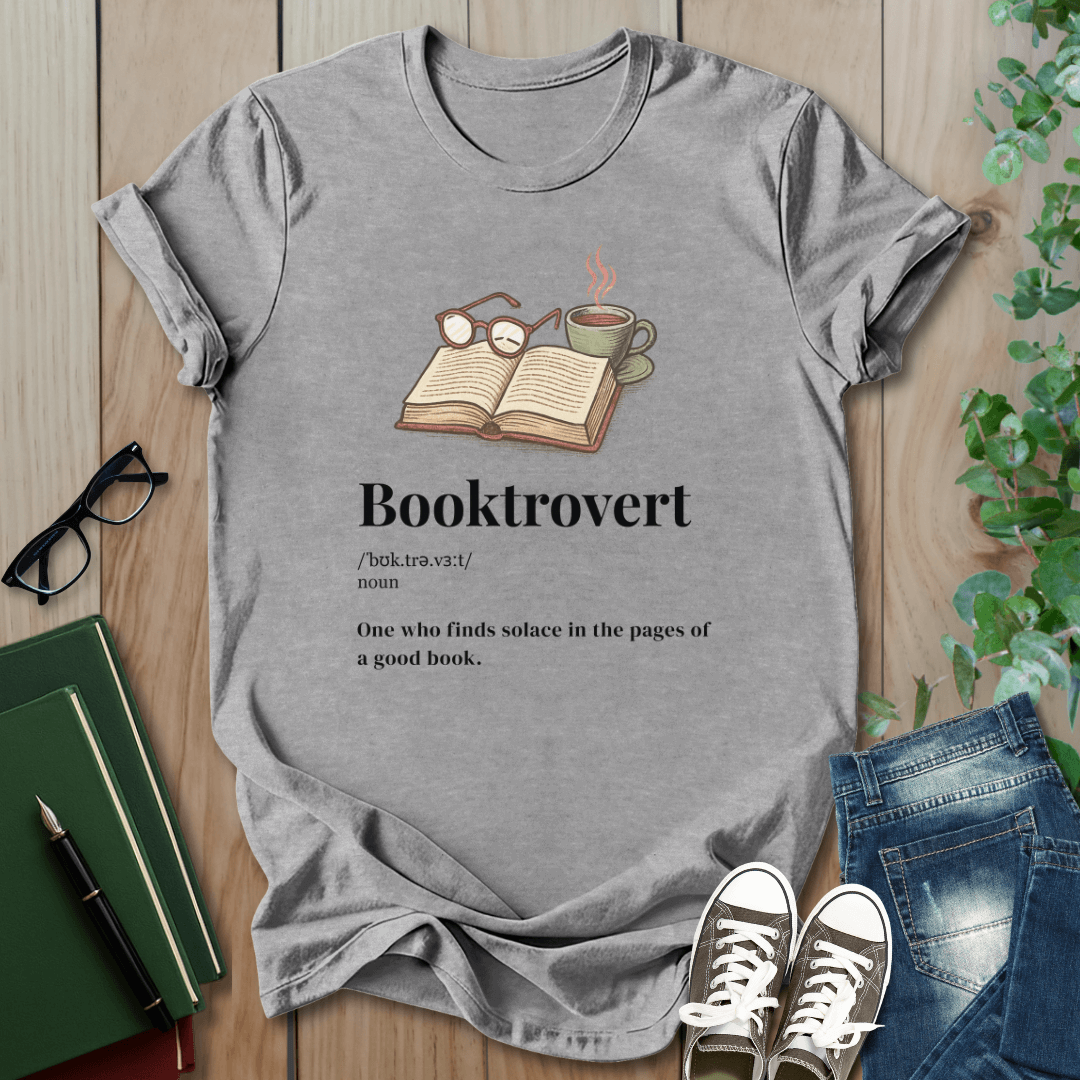 Booktrovert, Cozy Definition - T-Shirt