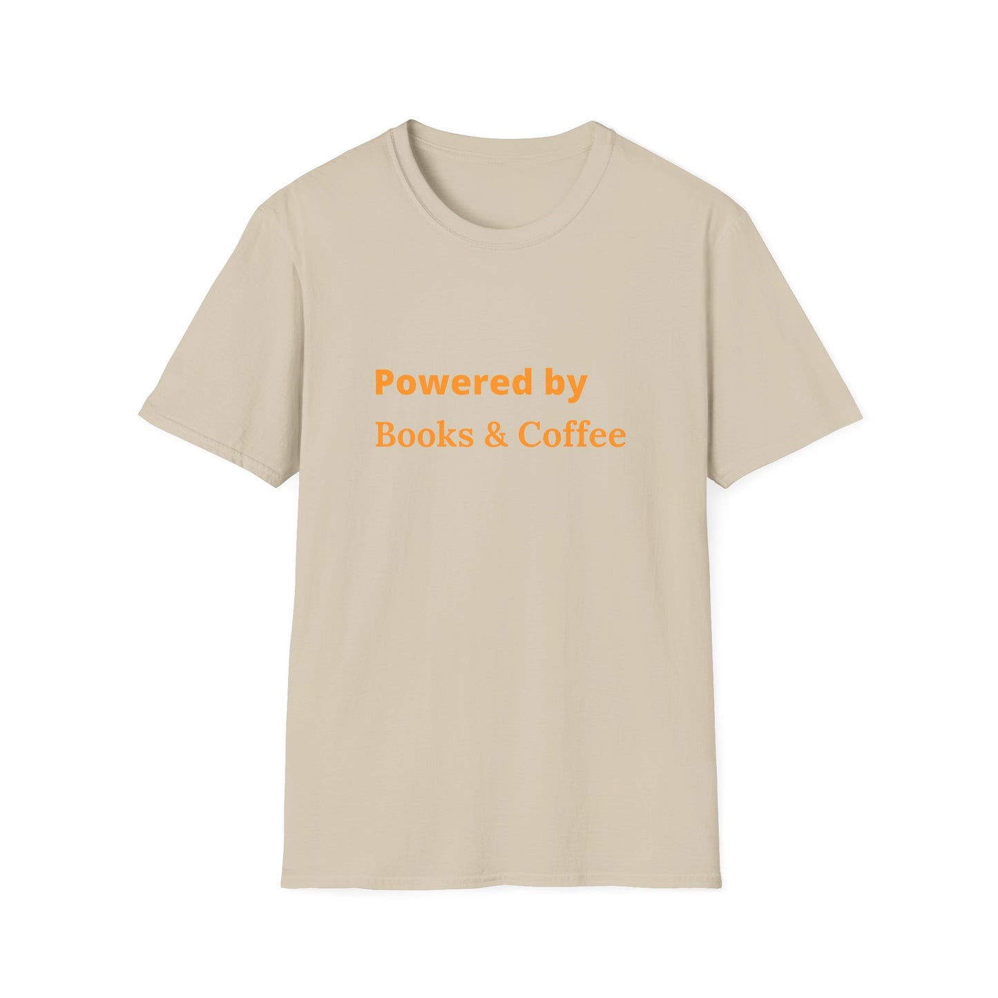 Powered By Books & Coffee - T-Shirt