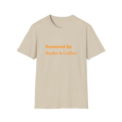 Powered By Books & Coffee - T-Shirt