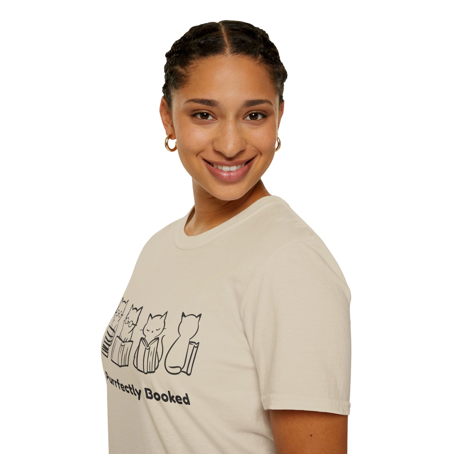 Purrfectly Booked, Cats - T-Shirt