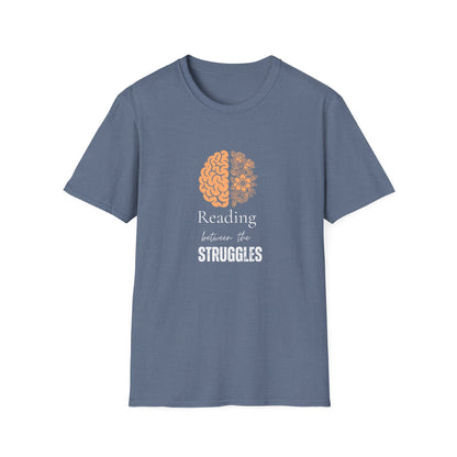 Mental Health, Reading Between The Struggles - T-Shirt