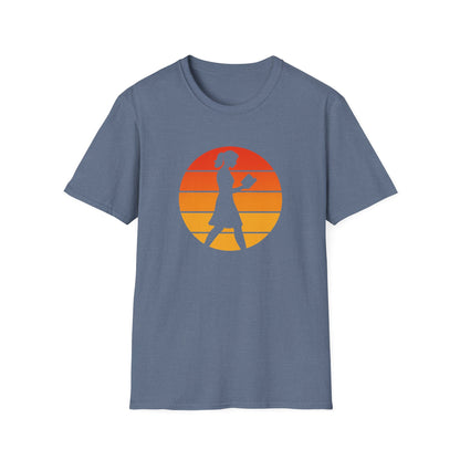 Retro Reading at Sunset - T-Shirt