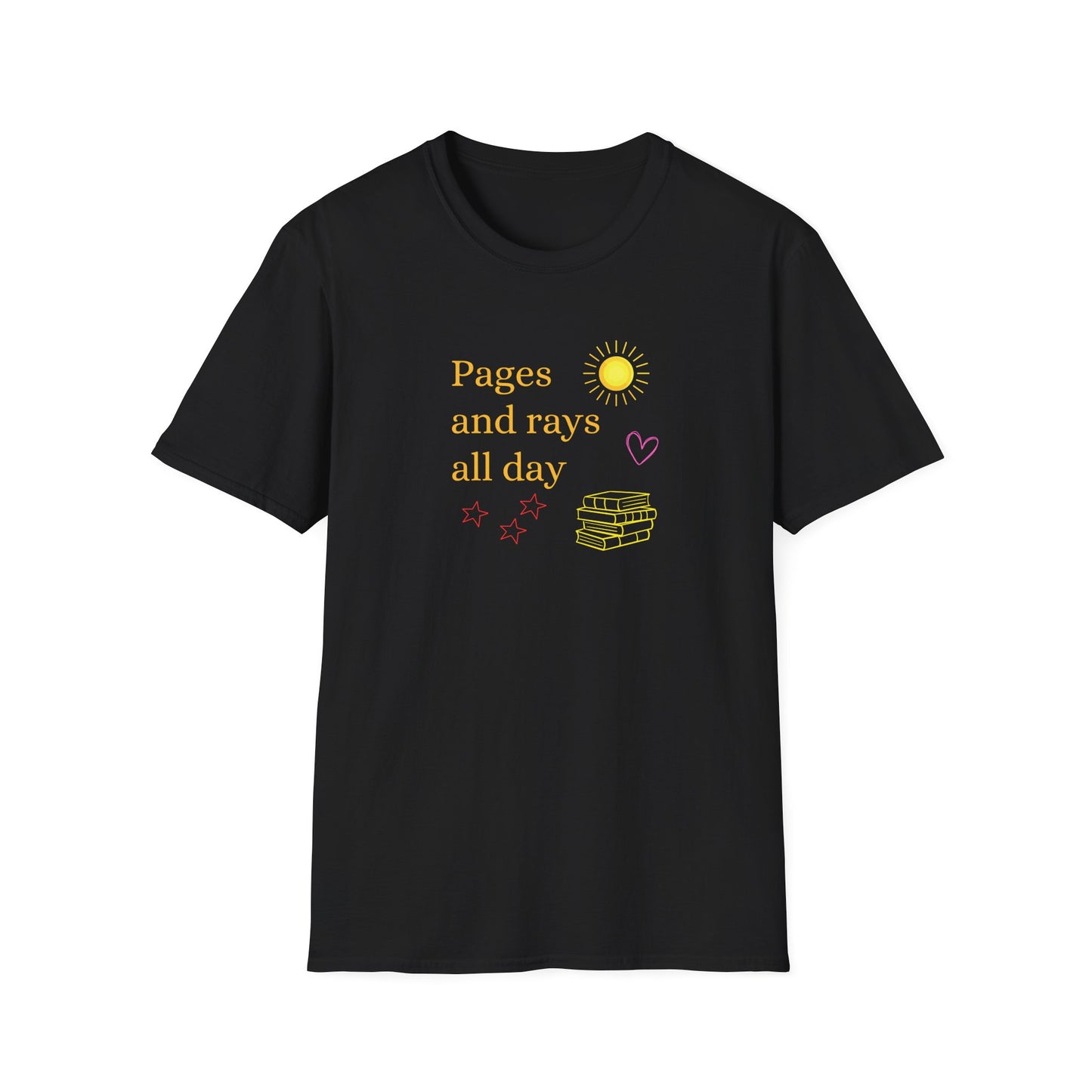 Pages And Rays All Day- T-Shirt