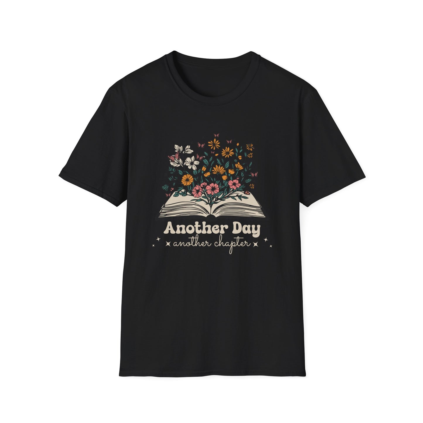 Floral Another Day, Another Chapter - T-Shirt