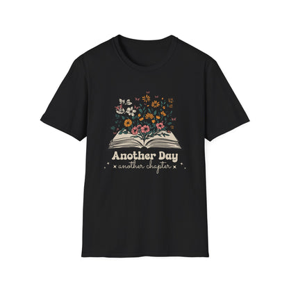 Floral Another Day, Another Chapter - T-Shirt