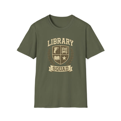 Library Squad Crest  - T-Shirt