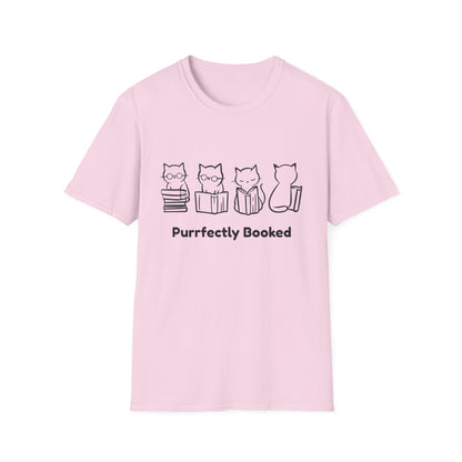 Purrfectly Booked, Cats - T-Shirt