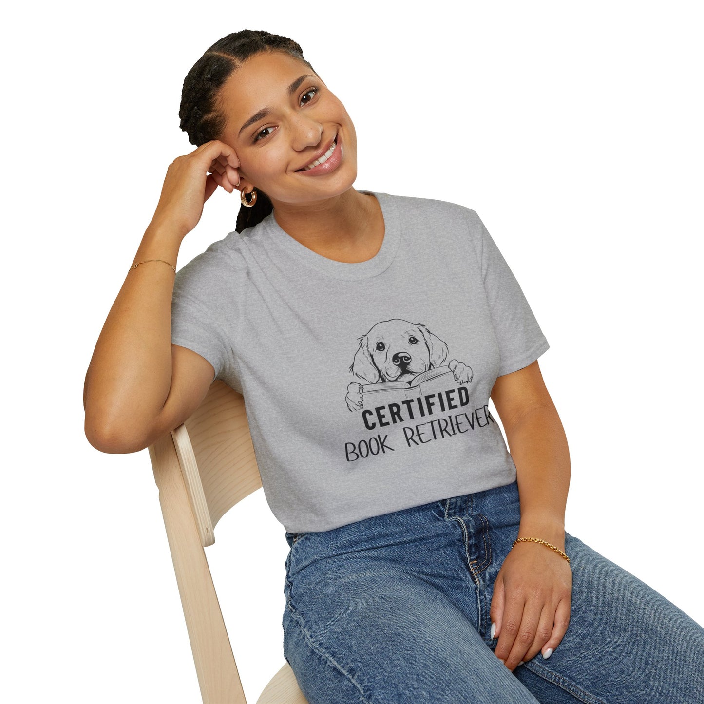 Certified Book Retriever - T-Shirt