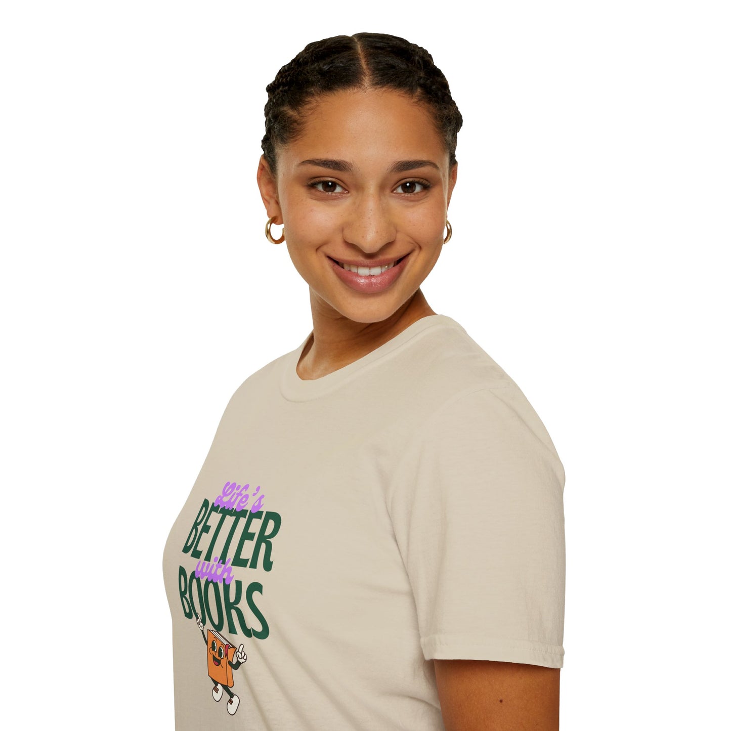 Life is Better With Books,  Retro T-Shirt