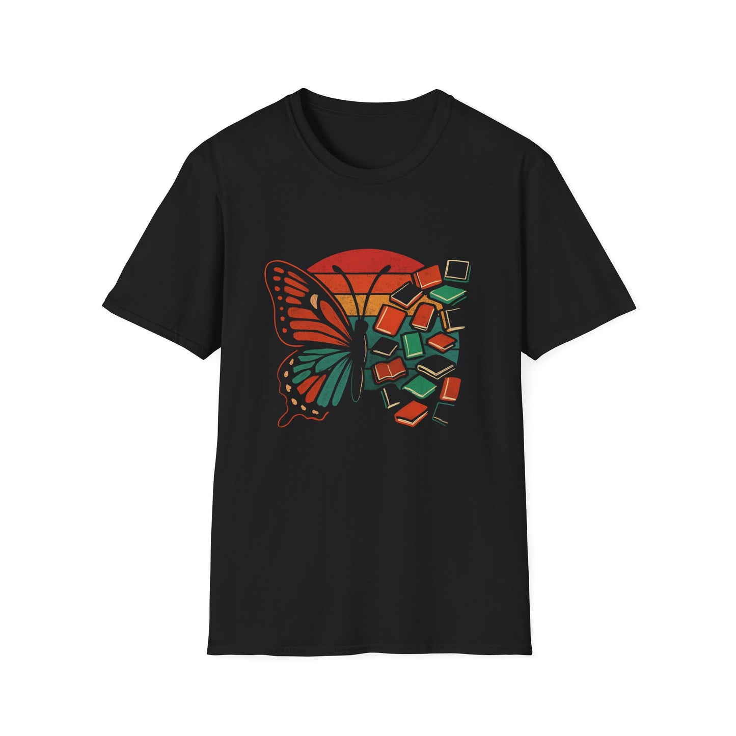 Butterfly Book Graphic - T-Shirt