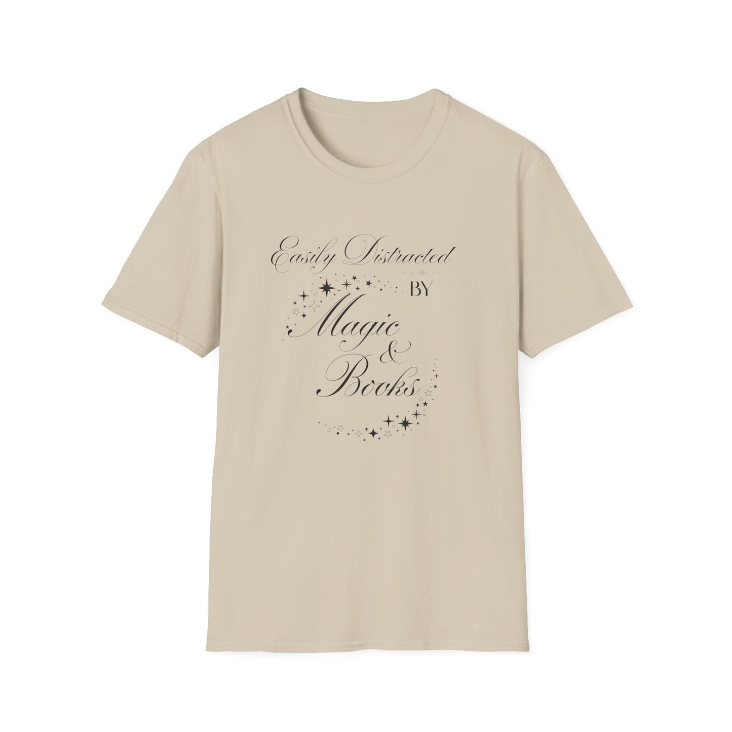 Easily Distracted By Magic & Books - T-Shirt