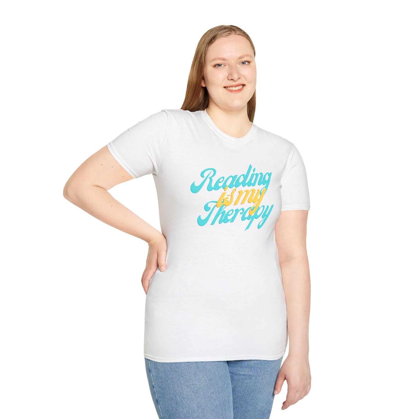 Mental Health, Reading Is My Therapy - T-Shirt
