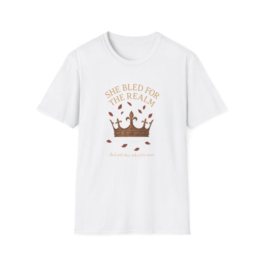 Romantasy She Bled For The Realm - T-Shirt