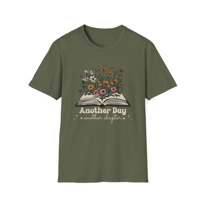 Floral Another Day, Another Chapter - T-Shirt