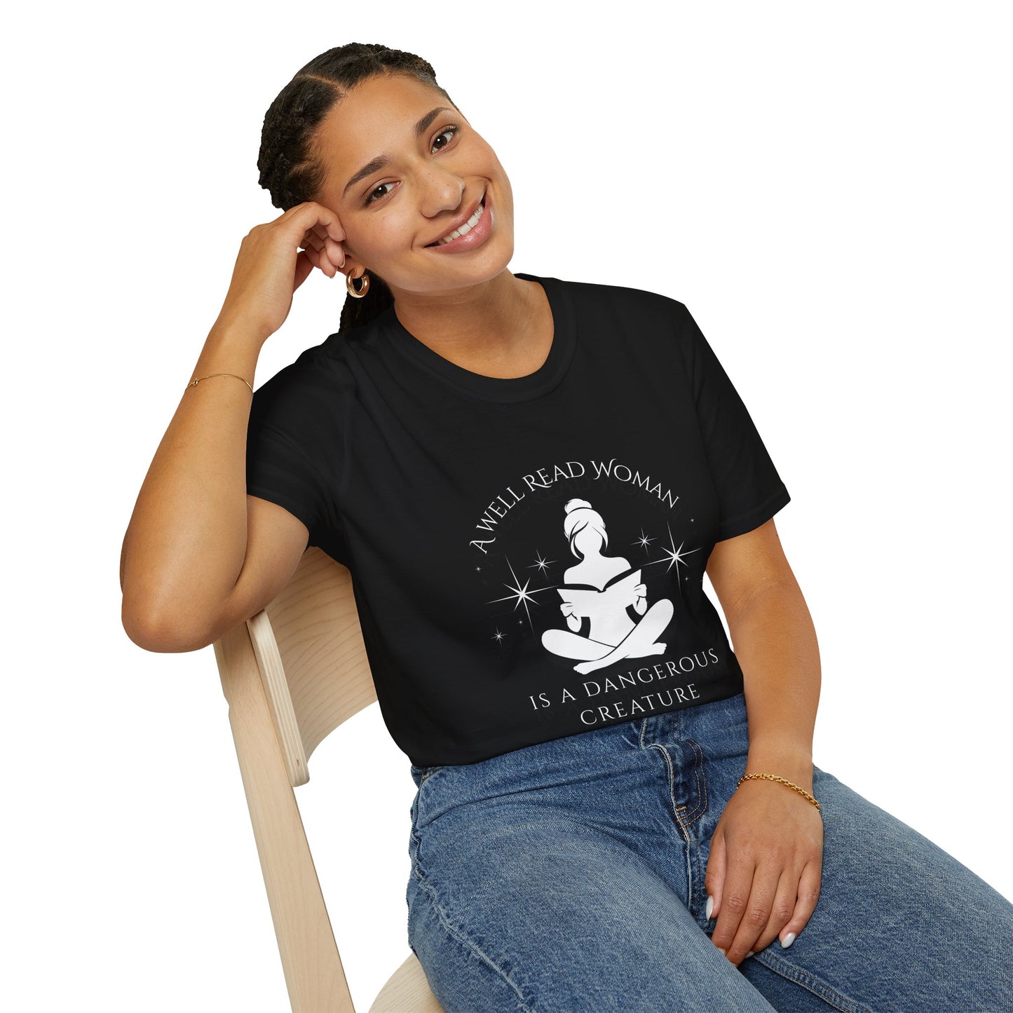 A Well Read Woman, is a Dangerous Creature - T-Shirt