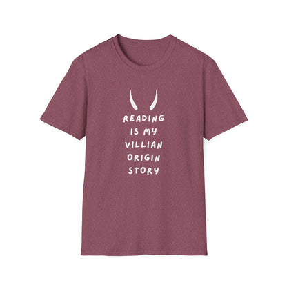 Reading My Villain Origin Story  - T-Shirt