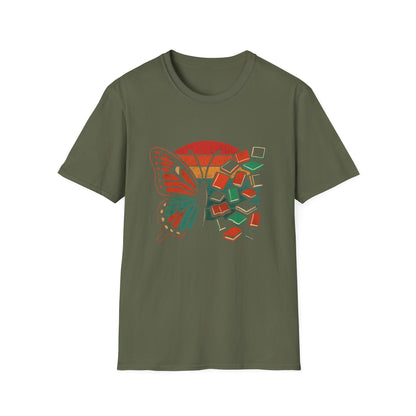 Butterfly Book Graphic - T-Shirt