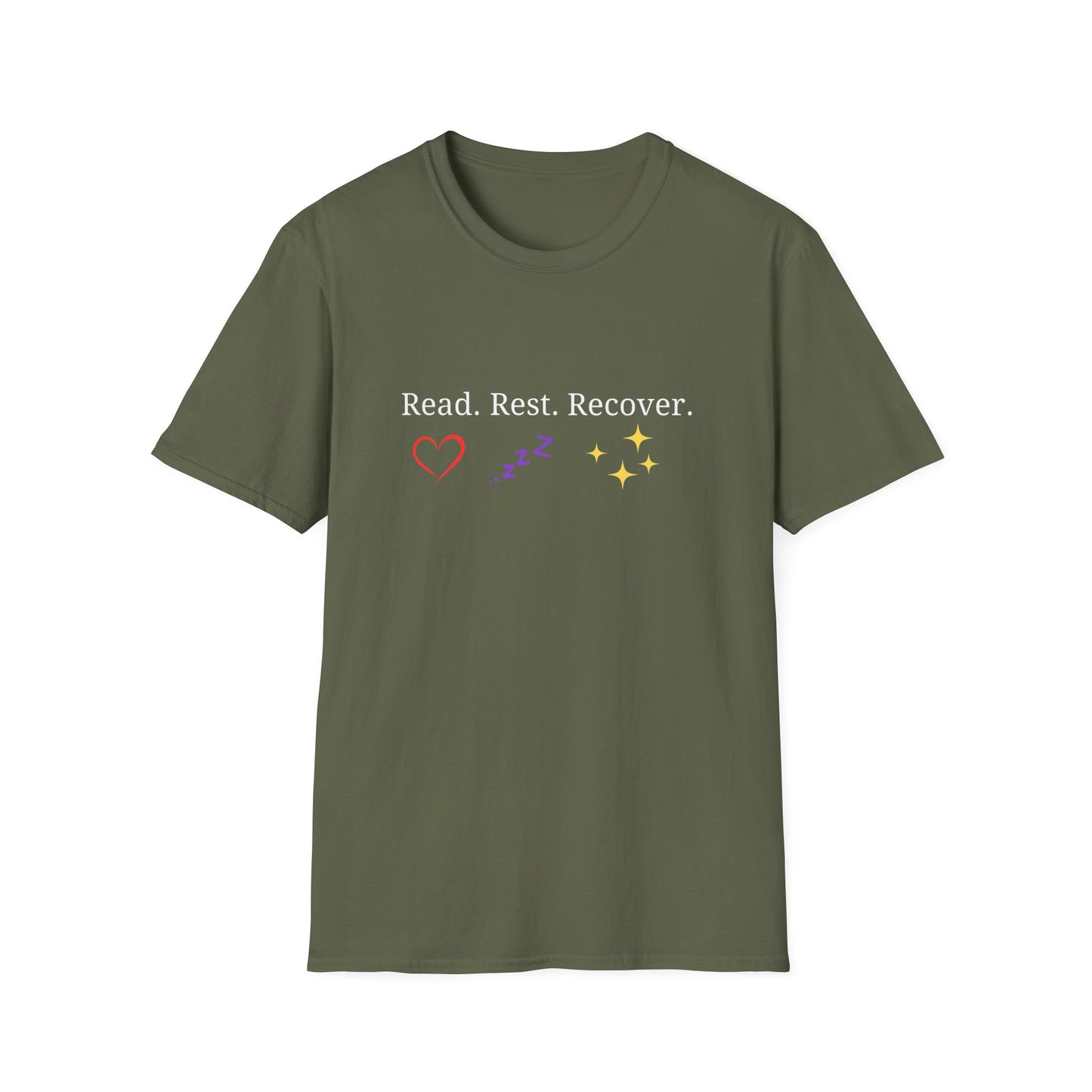 Mental Health, Read. Rest. Recover. - T-Shirt