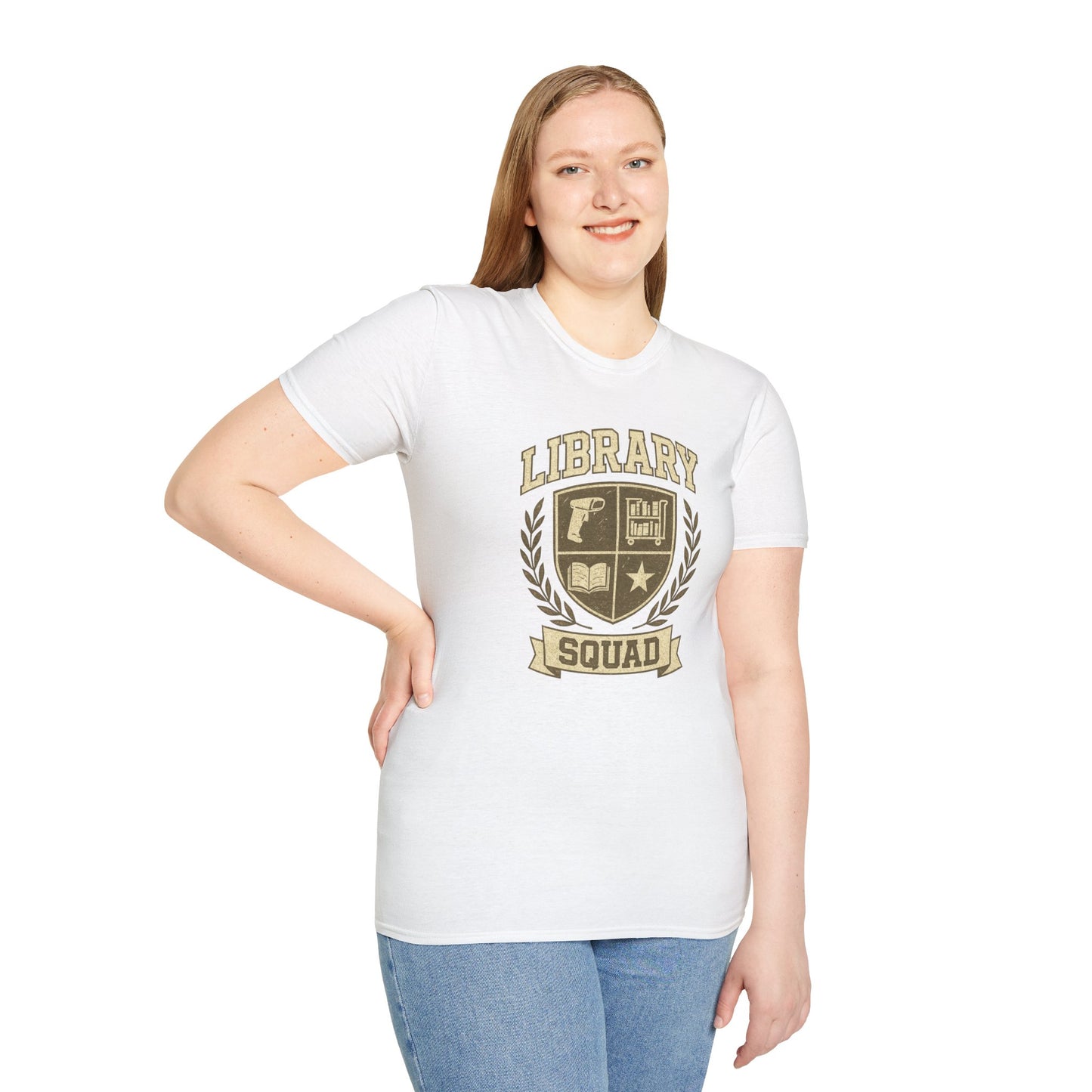 Library Squad Crest  - T-Shirt