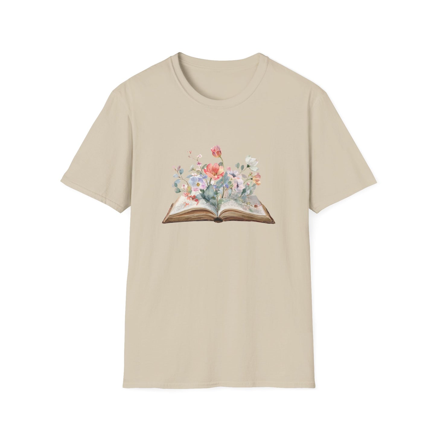 Floral Book Graphic - T-Shirt
