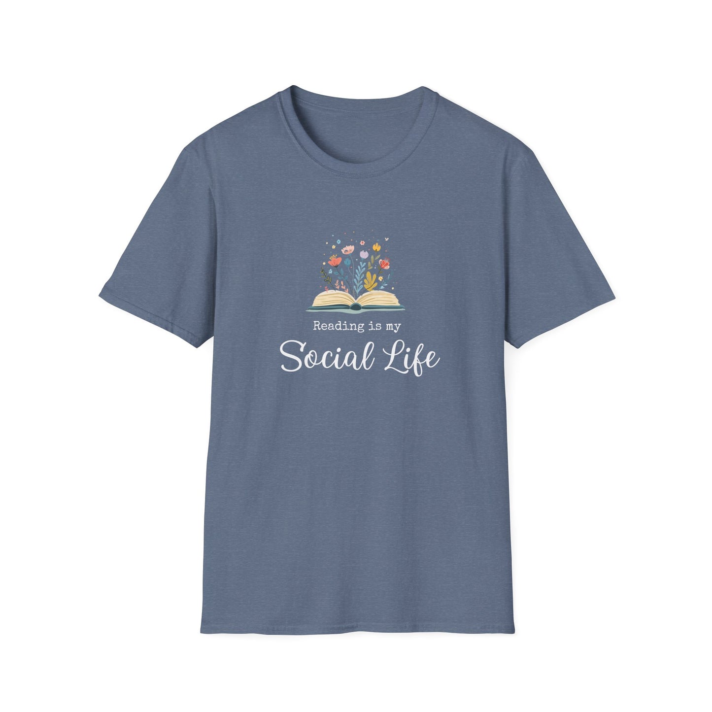 Reading is My Social Life - T-Shirt