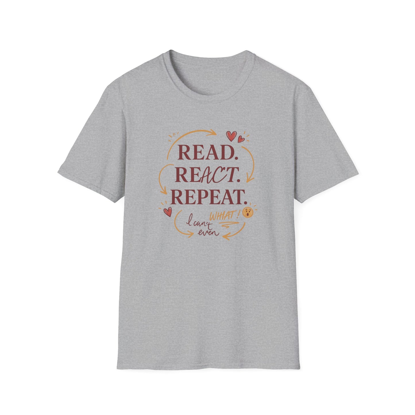Read, React, Repeat - T-Shirt
