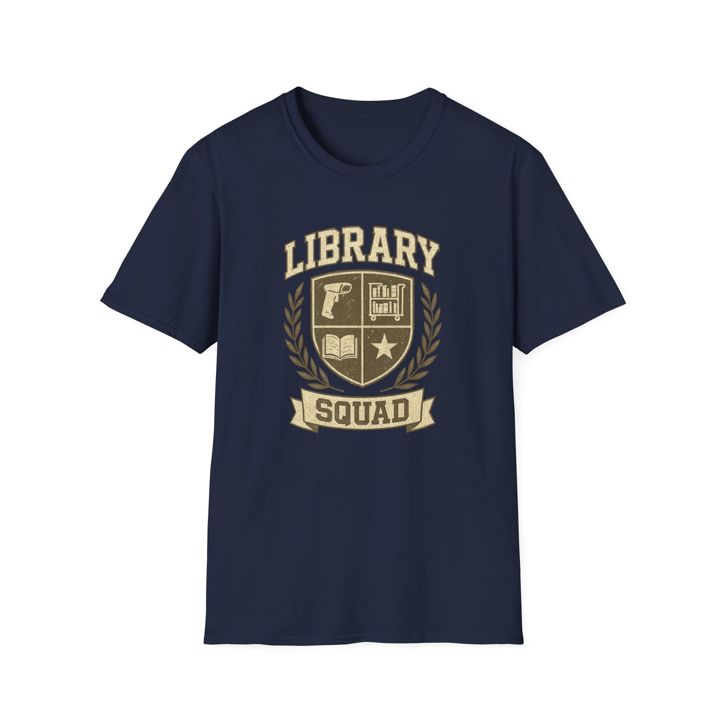 Library Squad Crest  - T-Shirt