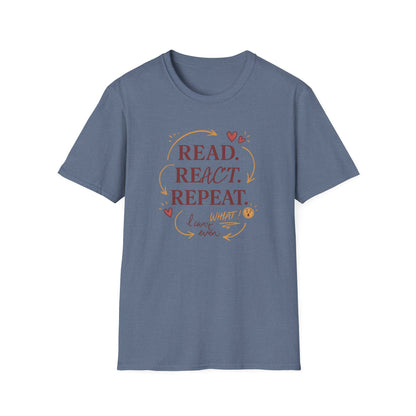 Read, React, Repeat - T-Shirt