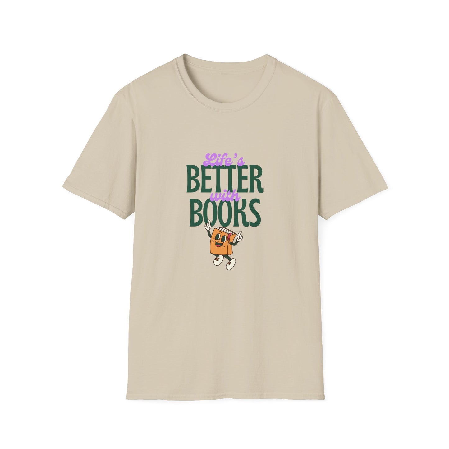 Life is Better With Books,  Retro T-Shirt