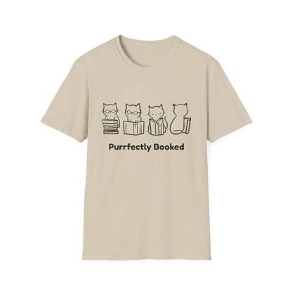 Purrfectly Booked, Cats - T-Shirt